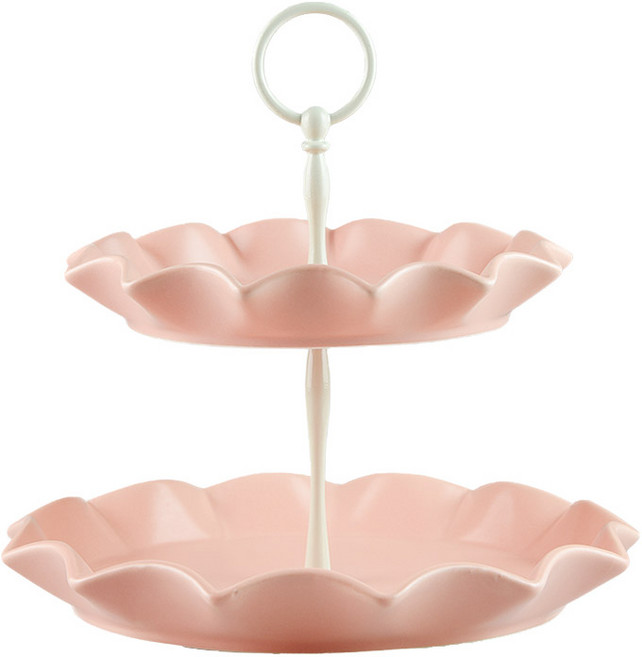 마카롱 컬러 애프터눈티 디저트 접시 웨딩 장식 접시 브런치 접시, A, 1개