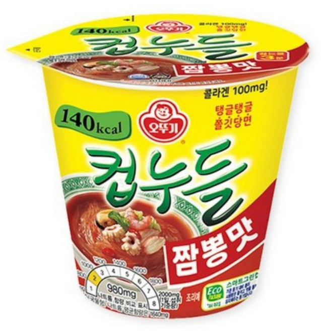 오뚜기 컵누들 짬뽕맛 컵 6개 1세트, 9개