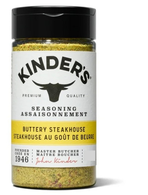 킨더스 버터리 스테이크하우스 럽 앤 시즈닝 269.32g Kinder's Buttery Steakhouse Rub and Seasoning 9.5 Ounce, 1개