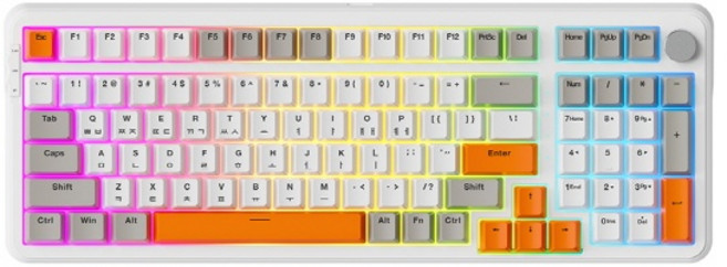 4FACT 유 무선 블루투스 기계식키보드 포팩트 ACT99 오테뮤 저소음 라임 V3, 4FACT 유,무선 블루투스 기계식키보드, 포팩트 AC