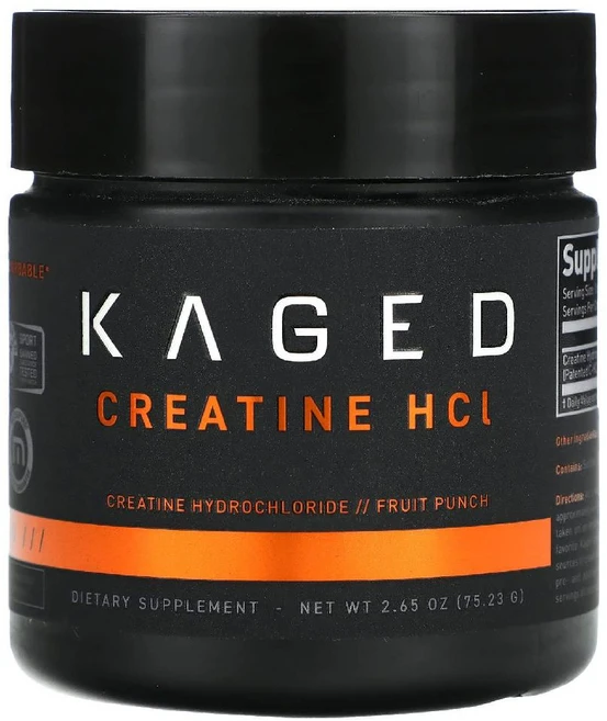 케이지드 크레아틴 HCI Creatine 헬스 스포츠 과일 펀치맛 분말 75.23g, 레몬라임, 1개 - 쿠팡
