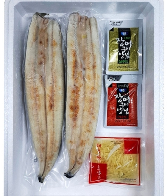 삼삼한 새벽장어 국산 자포니카 초벌민물장어1kg 손질후500g 손질A세트(소스2, 1세트, 1kg