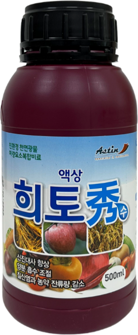 삼화 희토수 농업용 희토류 비대 단단함 착색 수확량 증대 영양제 500ml, 1개