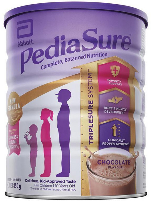 호주 페디아슈어 쵸코렛 뉴포뮬러 850g 1~10세 어린이를 위한 완전하고 균형잡힌 영양, 1개