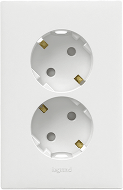르그랑 아펠라 2구 콘센트 벽콘센트 (화이트), 3개