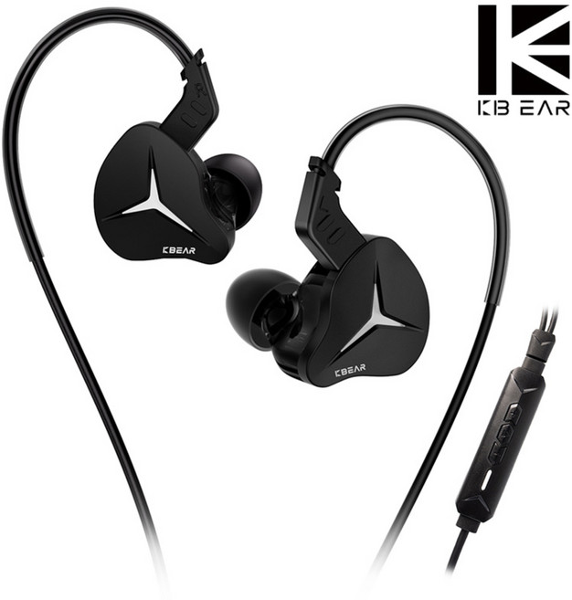 KBEAR Venus c타입 마이크 게이밍 이어폰 [1년AS], C타입 블랙, Venus / J109
