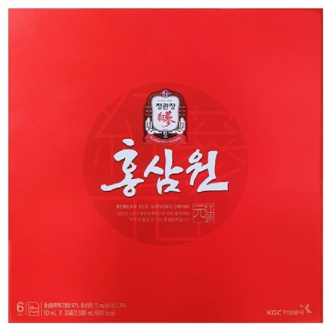 정관장 홍삼원 홍삼 액기스 엑기스 홍삼선물 명절선물 50ml 30포, 1.5L, 1박스