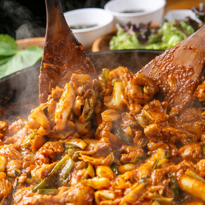 국내산 당일제조 춘천닭갈비 양념 간장 캠핑 숯불 뼈없는 닭갈비 요리 어린이, 춘천간장닭갈비, 3~4인분(500gX3팩)(무료배송), 500g