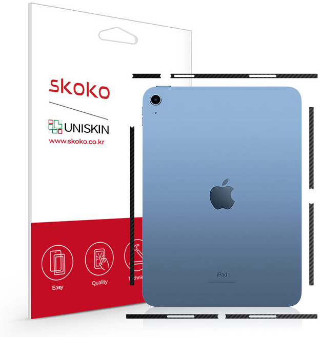 스코코 아이패드 10.9 10세대 유니스킨 측면 외부보호필름, 1개