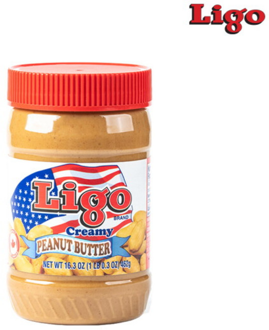 [리고] [LIGO] 땅콩버터 크리미 462g * 6개, 2.772kg