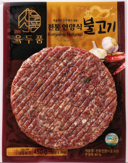 전통식 대왕 언양식 불고기 450g 1팩, 1개