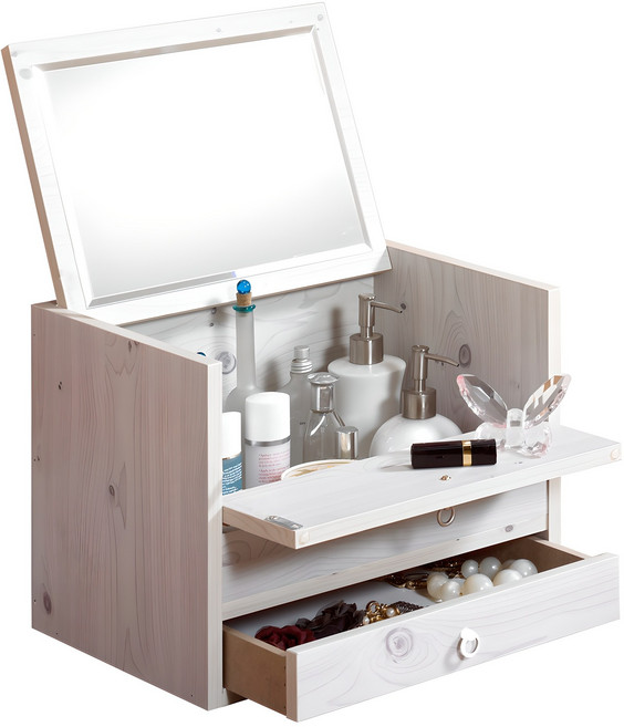 프리메이드 미니 화장대 좌식화장대, 화장대 서랍함(워시옹이)