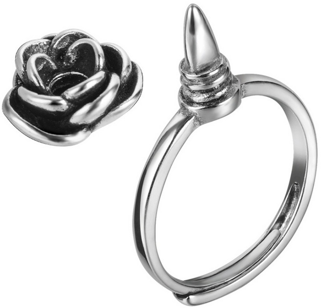 제이에프 여성 호신용품 장미반지, 1개