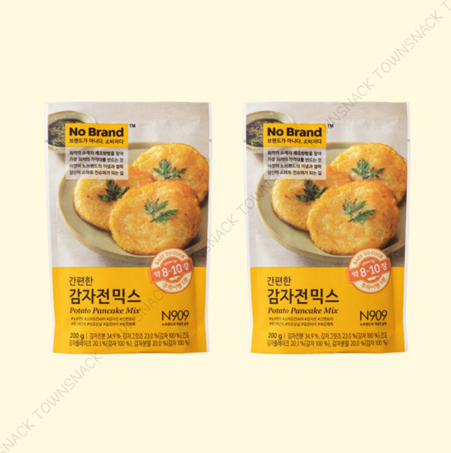 노브랜드 감자전 믹스 200g, 2개