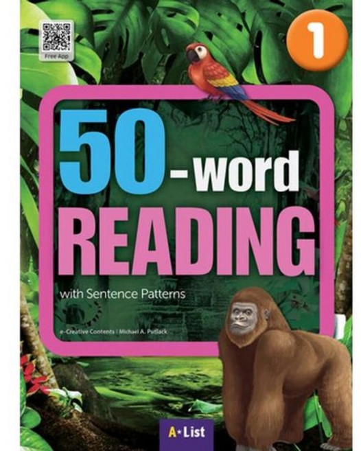 [A List] 50-word READING 1 SB with App+WB 단어/문장쓰기 노트, 없음