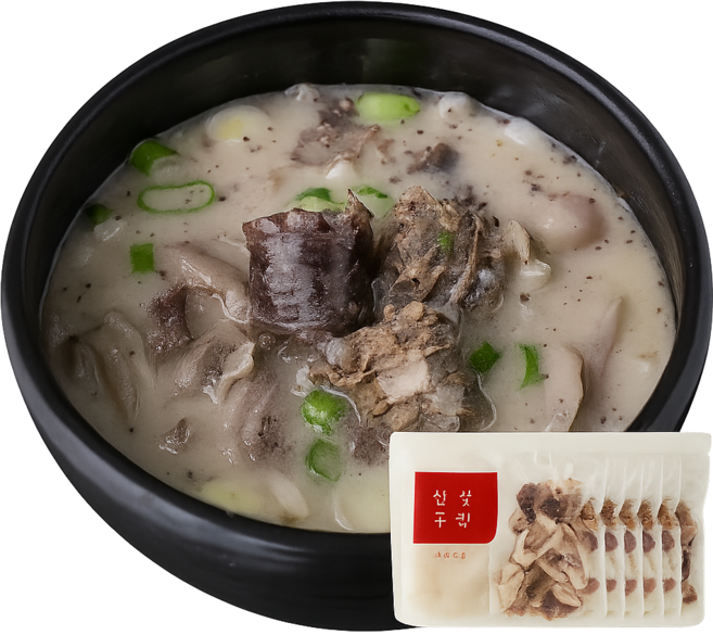 경/자/국밥 용인맛집 순대국밥 돼지국밥 (순대국 돼지국밥 구성), 돼지*680g*4팩+순대*700g*4팩, 1세트