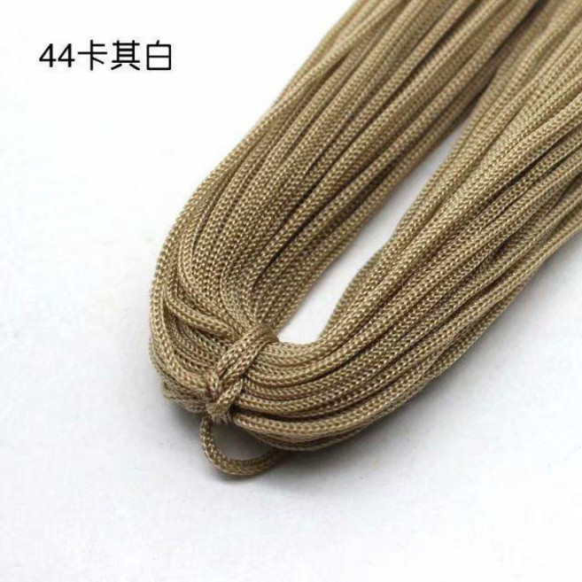 手工編織包 空心線 冰絲線 亮絲線 DIY 鉤包 線材 批發, 44卡其白滿3把包郵發貨, 1個