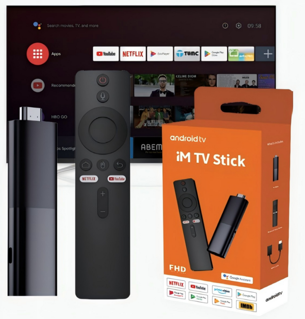 PYHO 와이파이6 4K OTT 셋톱박스, 1개, D9Pro