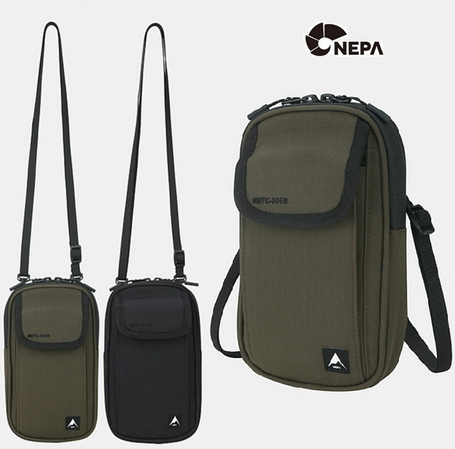 네파 NEPA 송파점 남녀공용 멋을 아는 트레킹 -크루 N.T.C 006B 핸폰드폰 파우치 7IE7516SP, 000, 카키(105)