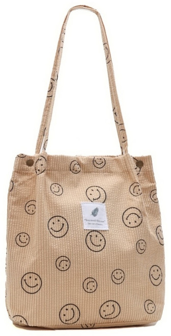 루클로 에코백 천가방 코듀로이에코백 니트가방