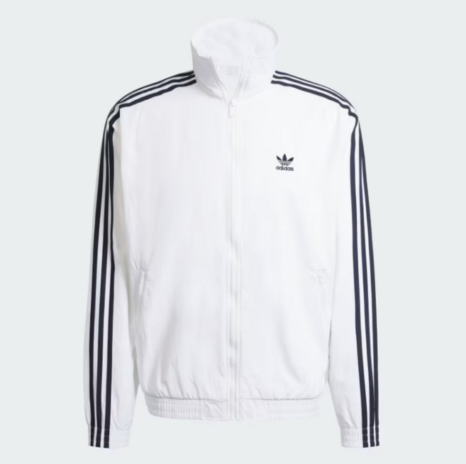 [아디다스 NC강서점] 아디컬러 우븐 파이어버드 트랙탑 화이트 JY1328