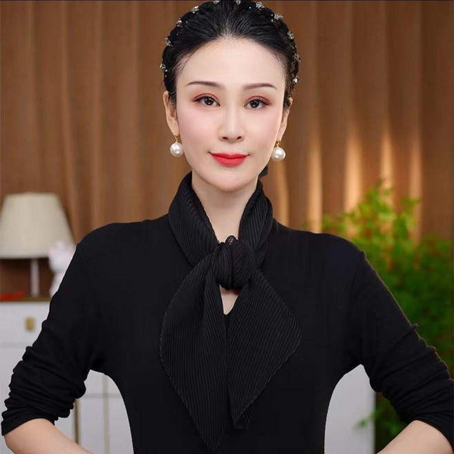 女士長條彩色夏季多功能絲巾圍巾