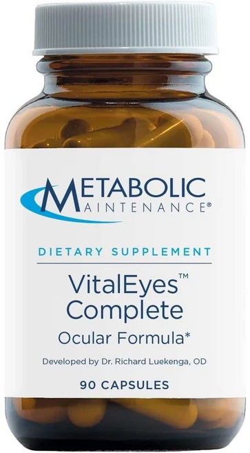 메타볼릭 바이탈 아이 컴플리트 멀티비타민 루테인 + 제아잔틴 캡슐 Metabolic Maintenance Vital Eyes Complete, 90정, 1개 - 쿠팡