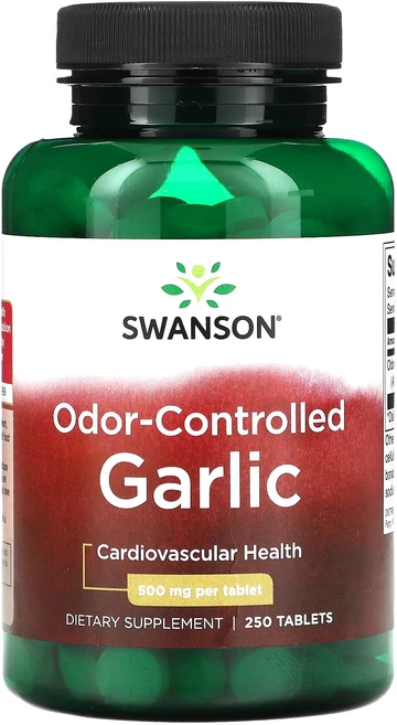 스완슨 Odor-Controlled 갈릭 500 mg 250 정, 1개, 250정 - 쿠팡