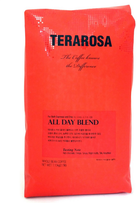 테라로사 올데이 블렌드 원두커피, 홀빈(분쇄안함), 1.13kg, 1개