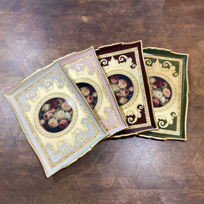 세자티니 프라그란자(소) 골드쟁반 (4색), 그린골드, 1개