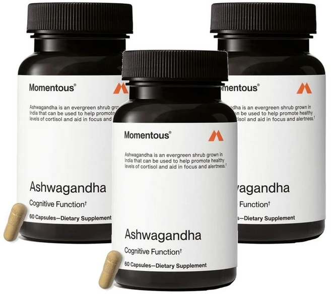 모멘터스 아슈와간다 캡슐 60정, 3개 - 쿠팡