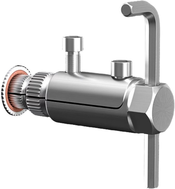 헬스와미 수도 배관 수리 나사 추출기 볼트 제거기 스크류 제거 공구, 1개, 실버