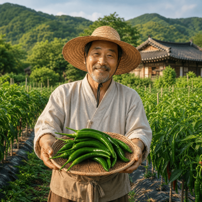 [산지직송] 국내산 매운 신선한 고추 땡초 청양고추, 1박스, 청양고추 500g