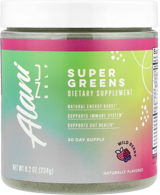 Alani Nu 셀프 슈퍼 그린 야생 베리 234g(8.2oz) Nu (알라니 누), Alani Nu, 셀프, 슈퍼 그린, 야생 베리, 23, 1개 - 쿠팡