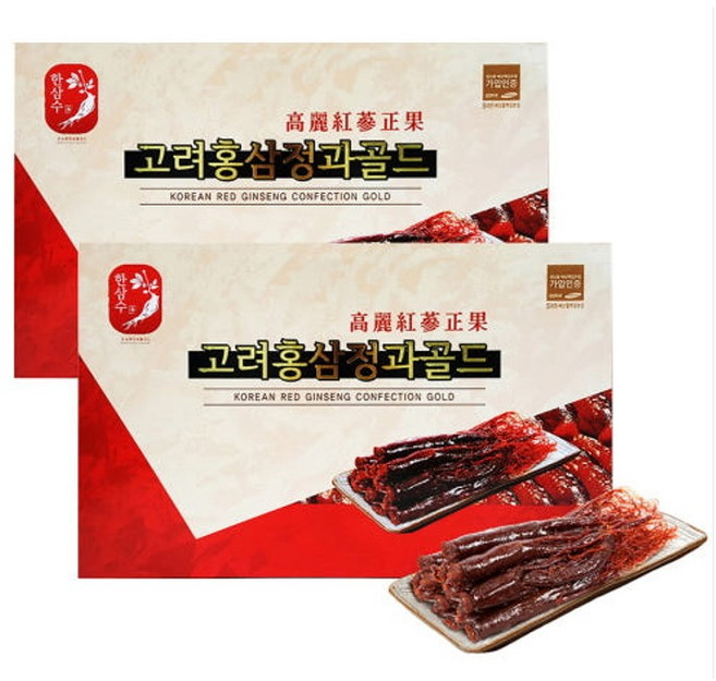 한삼수 고려홍삼정과골드, 300g, 2개