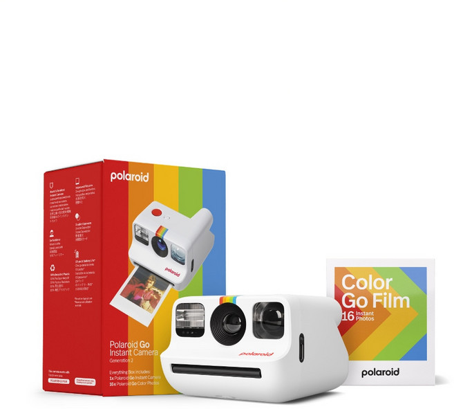 Polaroid Go G2 拍立得相機套裝版 內附16張相紙 迷你機身, 1個, 白色