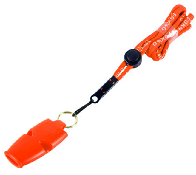 스타스포츠 폭스호각 마이크로 줄포함 9513-0208, 오렌지, 1개