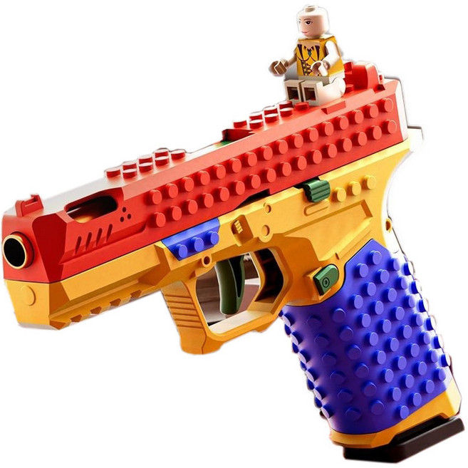 SIG17 科教模型拼裝積木軟彈槍, 積木手槍, 1個