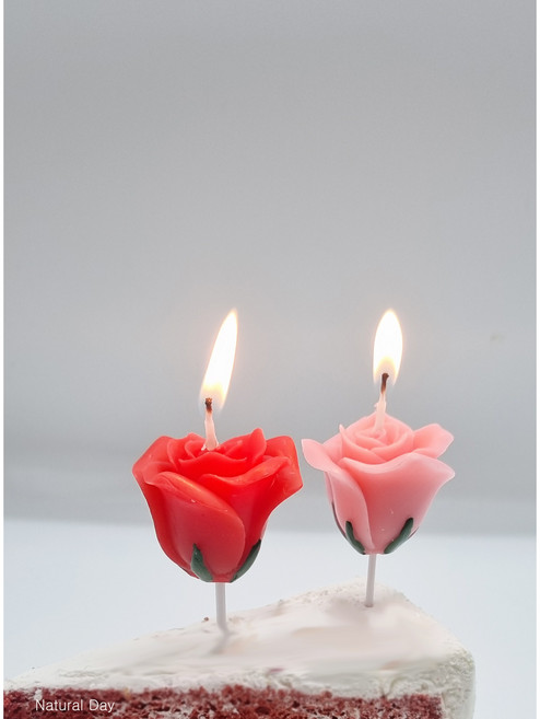 당일발송 장미 생일초 파티초 축하초 케이크초 예쁜초 이벤트초 기념일, 핑크