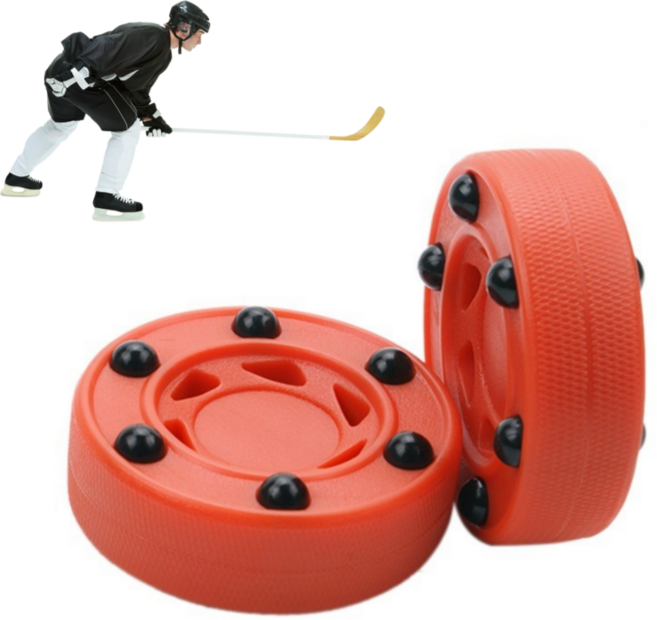 오프 아이스 아이스하키 하키퍽 하키공, 1개