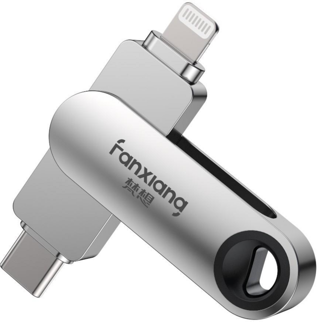 fanxiang 梵想 F385 蘋果 Lightning Type-C 雙頭隨身碟, 1個, 256GB