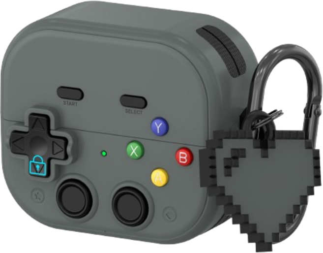 투에이비 오토락 게임기 분실방지 케이스, 1개, 그레이, 갤럭시 버즈3/버즈3 프로/버즈3 FE