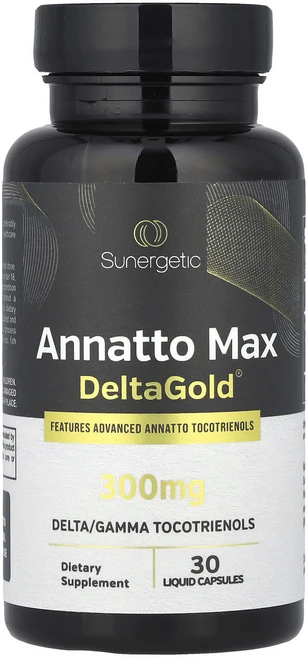 Sunergetic Annatto Max 델타Gold® 300mg 액상 캡슐 30정, SunergeticAnnattoMax델타Gold300m, 1개 - 쿠팡