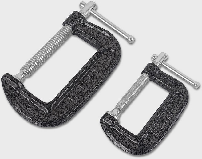 1개 G형 헤비듀티 목공용 바이스 3인치 45 탄소강 G 2 클램프, 02 2 inch