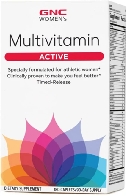 GNC Women's Ultra Mega Active Multivitamin지엔씨 여성 울트라 메가 엑티브 멀티비타민 180정, 1개 - 쿠팡
