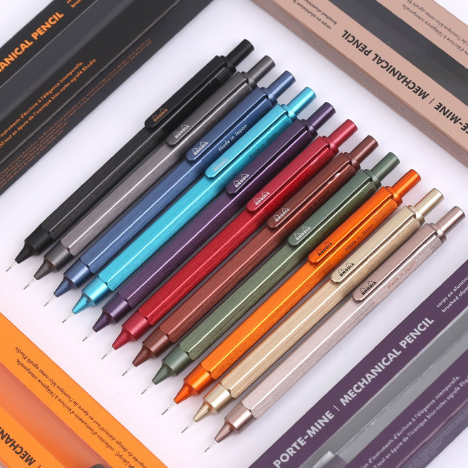 로디아 샤프 스크립트 각인 이니셜 선물용 펜파우치 증정, 선물포장 O, 에그플란트