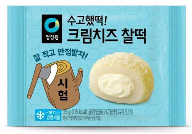청정원 크림치즈 찰떡 35gX10, 10개, 35g