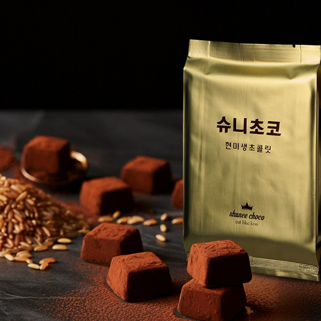 슈니초코 생초콜릿 현미, 1세트, 170g