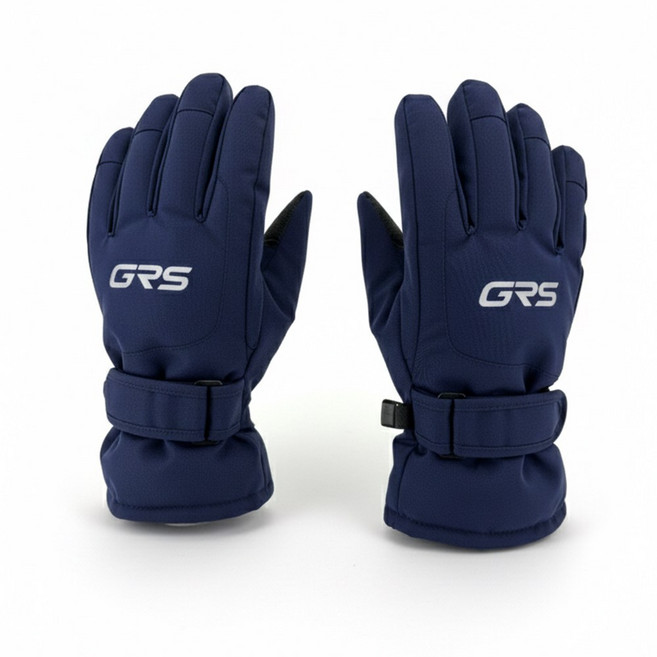 GRS 타이니 아동용 스키장갑, 네이비, 1세트