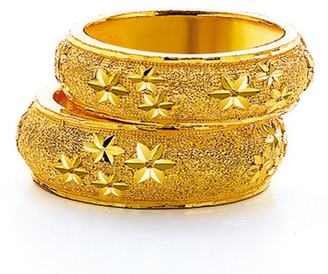 순금 반지 쌍지 쌍반지 쌍가락지 18.75g 24k 99.9% t5089r 다이아몬드컷팅